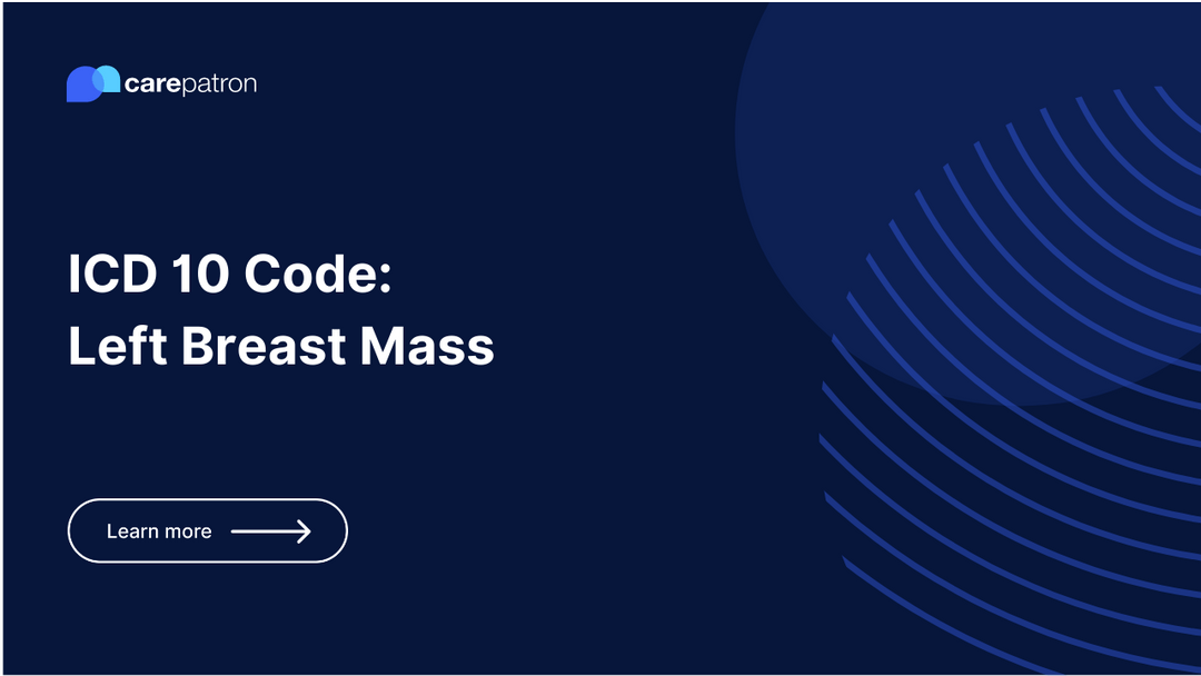 Left Breast Mass ICD10CM Codes 2023